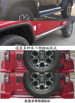 北京牌BJ2030F7VMH越野乘用车公告图片