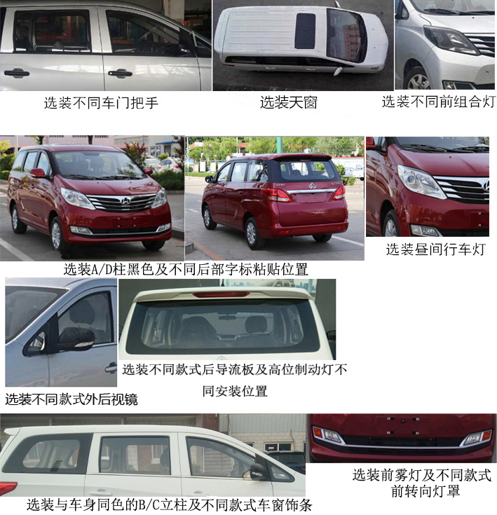 长安牌SC6461AE5多用途乘用车公告图片