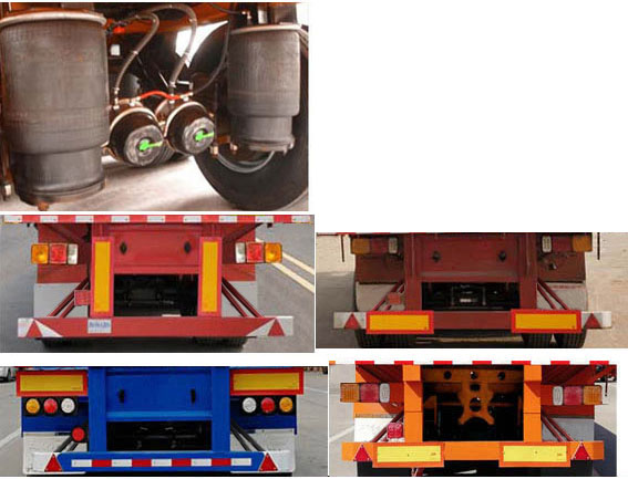 金鑫运驰牌BYC9400CCY仓栅式运输半挂车公告图片