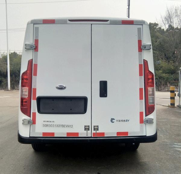 開瑞牌SQR5031XXYBEVH12純電動廂式運輸車公告圖片
