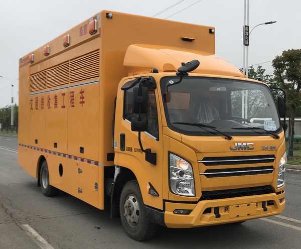 鑫意牌JZZ5081XGC6交通錐收集工程車公告圖片