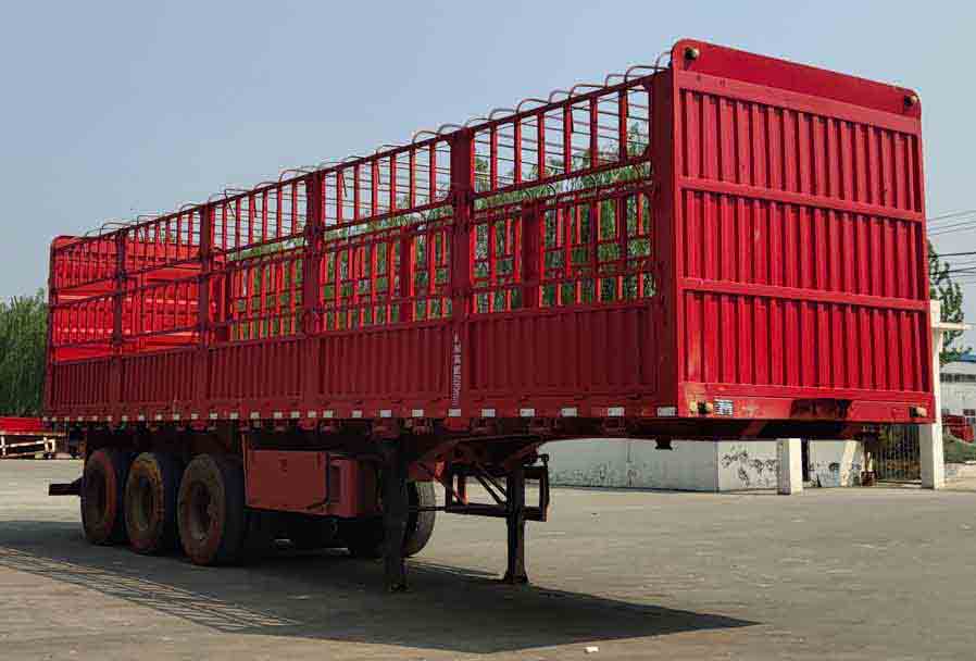 路神汽车牌11.5米34.2吨3轴仓栅式运输半挂车(ZLS9401CCY)