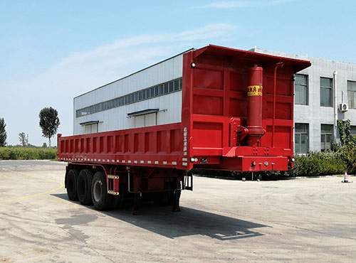 霸申特牌9.5米32.7吨3轴自卸半挂车(BST9400ZHX)
