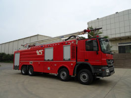 举高喷射消防车