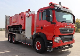 润泰牌RT5250TXFBP400/DX泵浦消防车公告图片