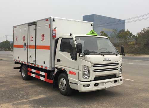 炎帝牌SZD5041XZWJ6杂项危险物品厢式运输车公告图片