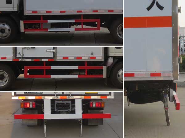 江特牌JDF5041XFWJ6腐蝕性物品廂式運輸車公告圖片