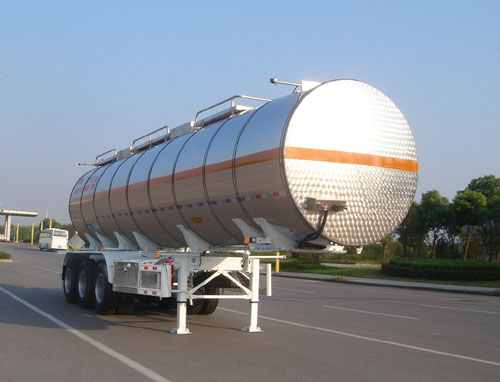 中集牌11.2米32.1吨3轴易燃液体罐式运输半挂车(ZJV9405GRYTHE)
