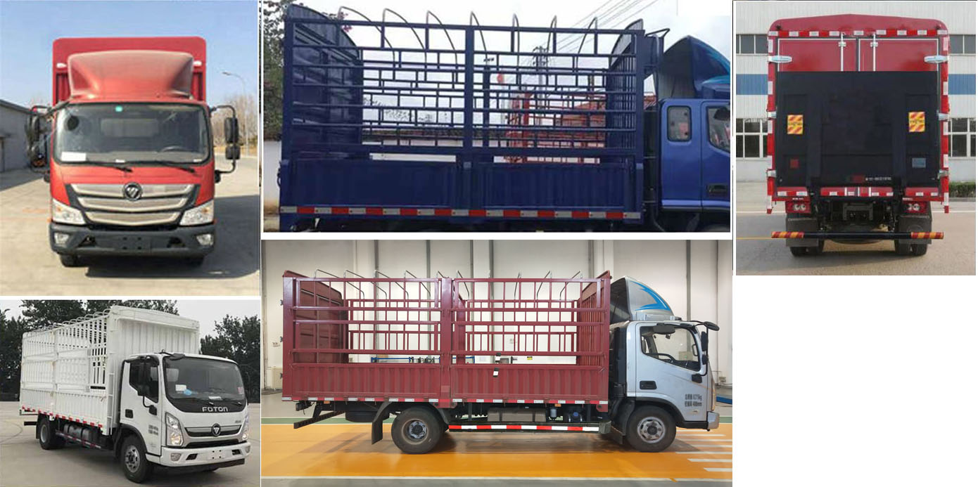 福田牌BJ5048CCY-FA仓栅式运输车公告图片