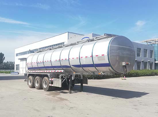 儒鑫牌12.5米33吨3轴液态食品运输半挂车(RXP9400GYS)