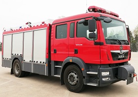润泰牌RT5160GXFAP50/M压缩空气泡沫消防车图片