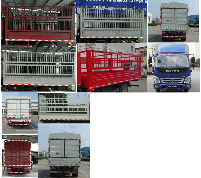 福田牌BJ5041CCY8ADA-AB1仓栅式运输车公告图片