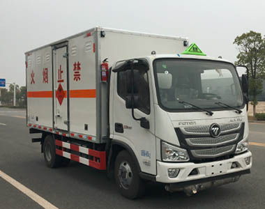 炎帝牌SZD5043XRYBJ6易燃液体厢式运输车公告图片