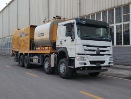 纤维同步封层车