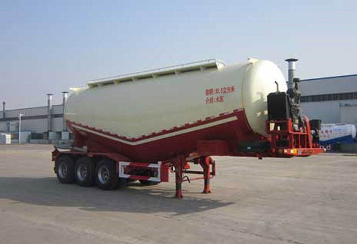 万事达牌9.6米32.6吨3轴散装水泥运输半挂车(SDW9400GSN)