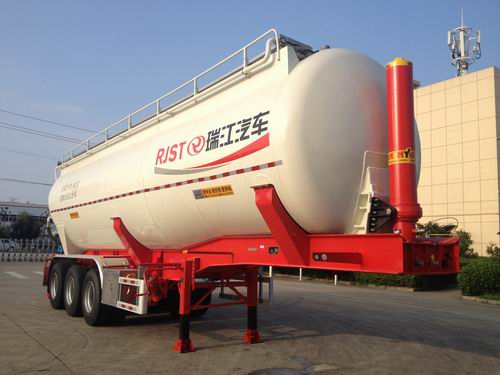 瑞江牌11.2米32吨3轴中密度粉粒物料运输半挂车(WL9409GFLD)