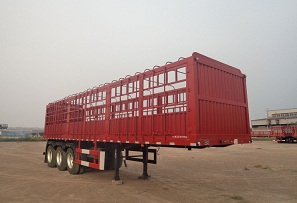 兰田牌12米29.2吨3轴仓栅式运输半挂车(JLT9351CCY)