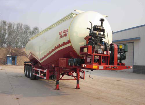 万事达牌12米29.2吨3轴低密度粉粒物料运输半挂车(SDW9404GFL)