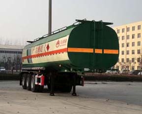 万事达牌10.3米31.1吨3轴易燃液体罐式运输半挂车(SDW9403GRYB)