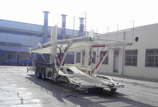 梁山东岳牌12米8.8吨2轴中置轴车辆运输挂车(CSQ9160TCL)