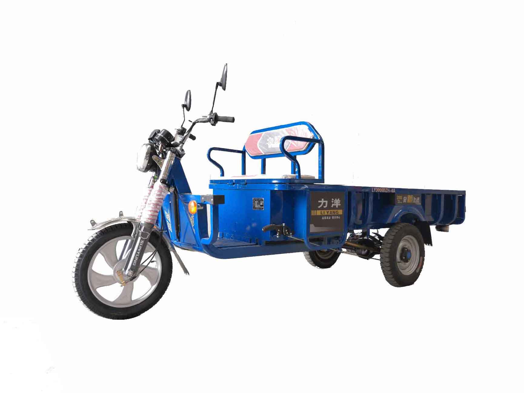 力洋牌LY3000DZH-4A电动正三轮摩托车公告图片