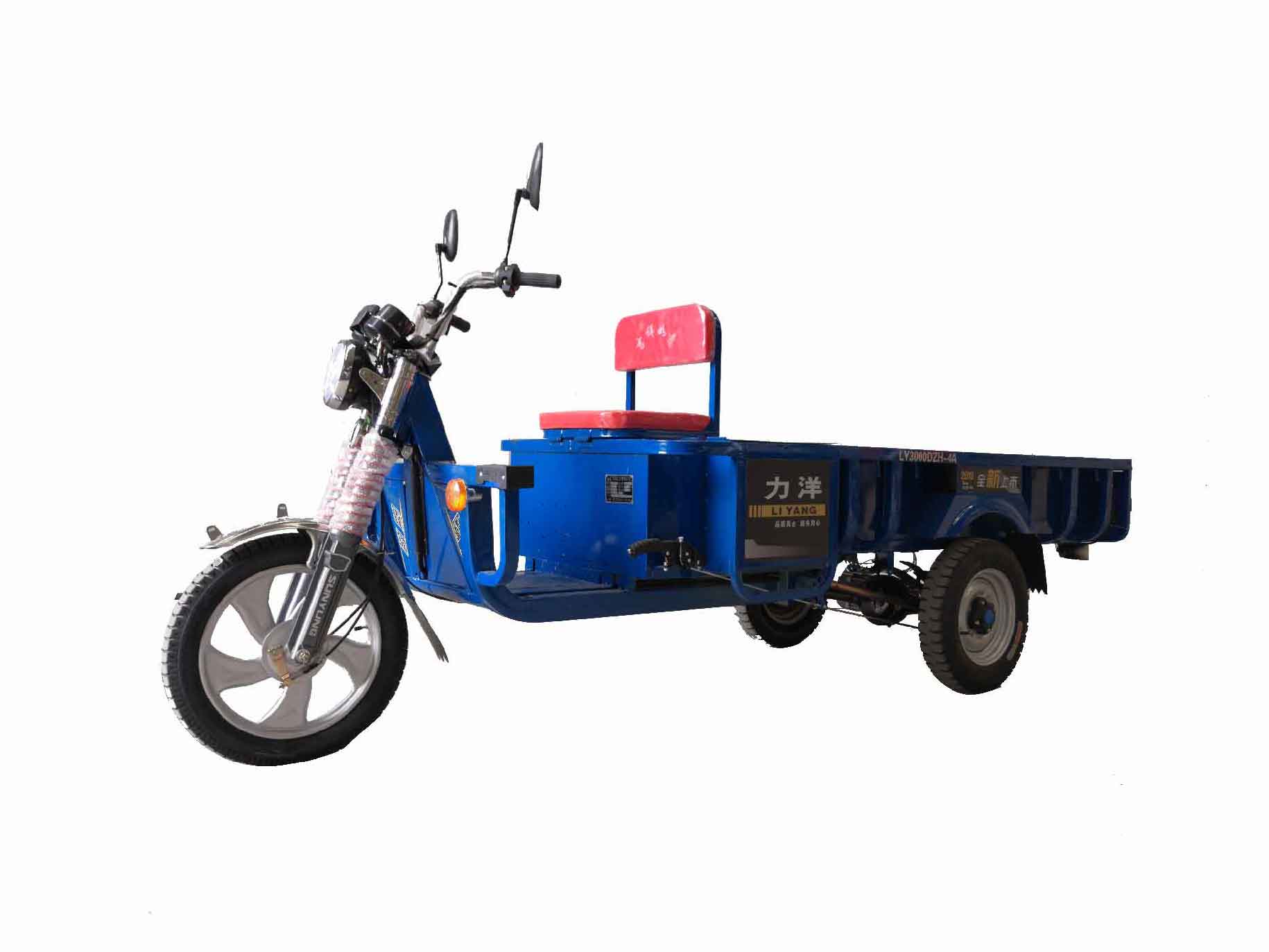 力洋牌LY3000DZH-4A电动正三轮摩托车公告图片