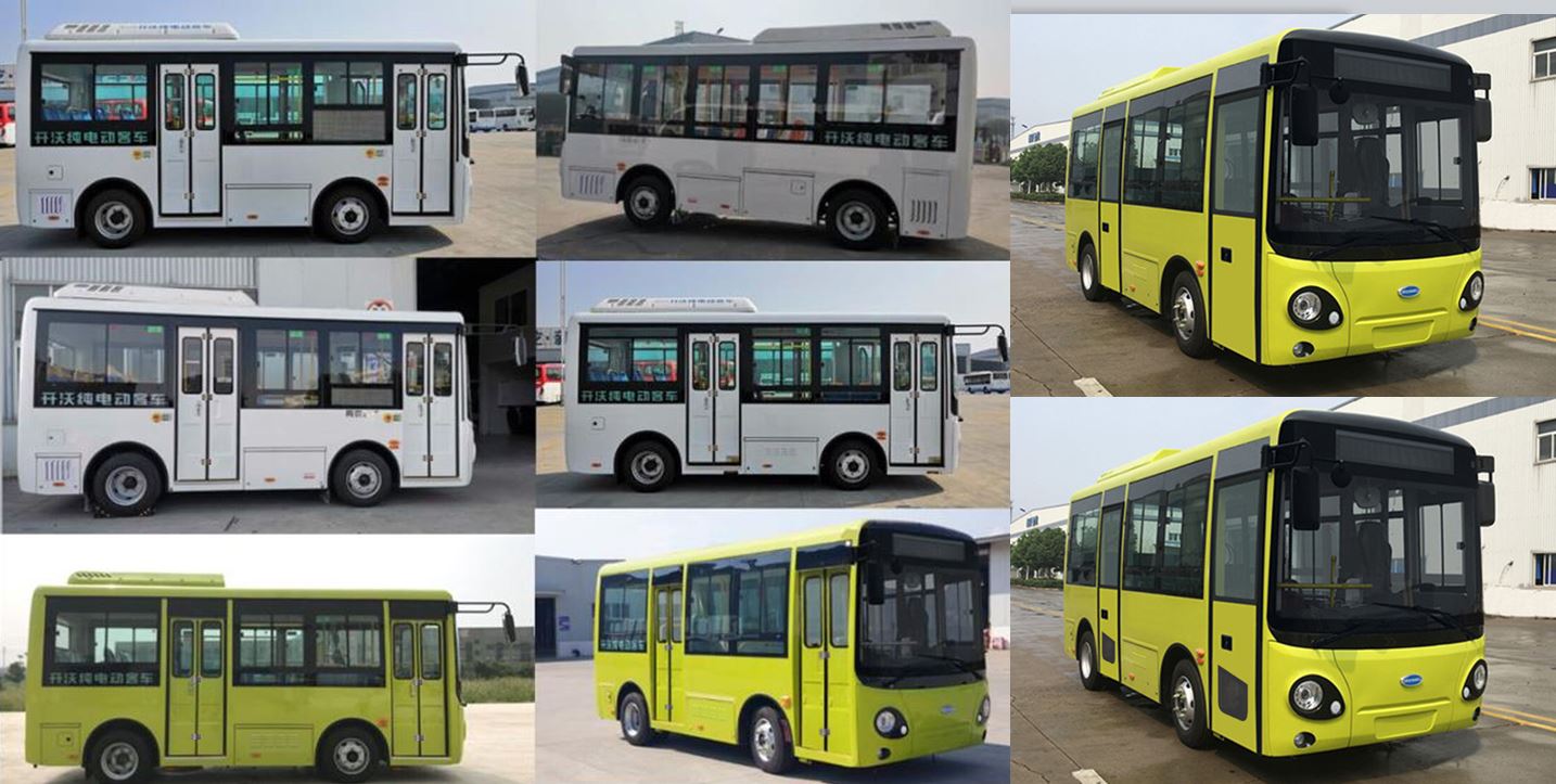 开沃牌NJL6600EV51纯电动城市客车公告图片