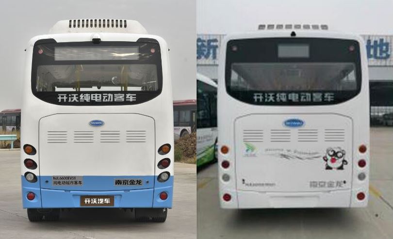 开沃牌NJL6600EV51纯电动城市客车公告图片