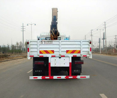 伴君長興牌AAA5185JSQE6隨車起重運輸車公告圖片