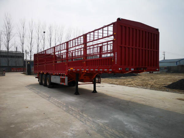 天挂牌DCC9400CCYE仓栅式运输半挂车图片