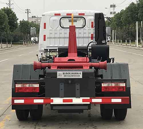 帝王环卫牌HDW5040ZXXE6车厢可卸式垃圾车公告图片