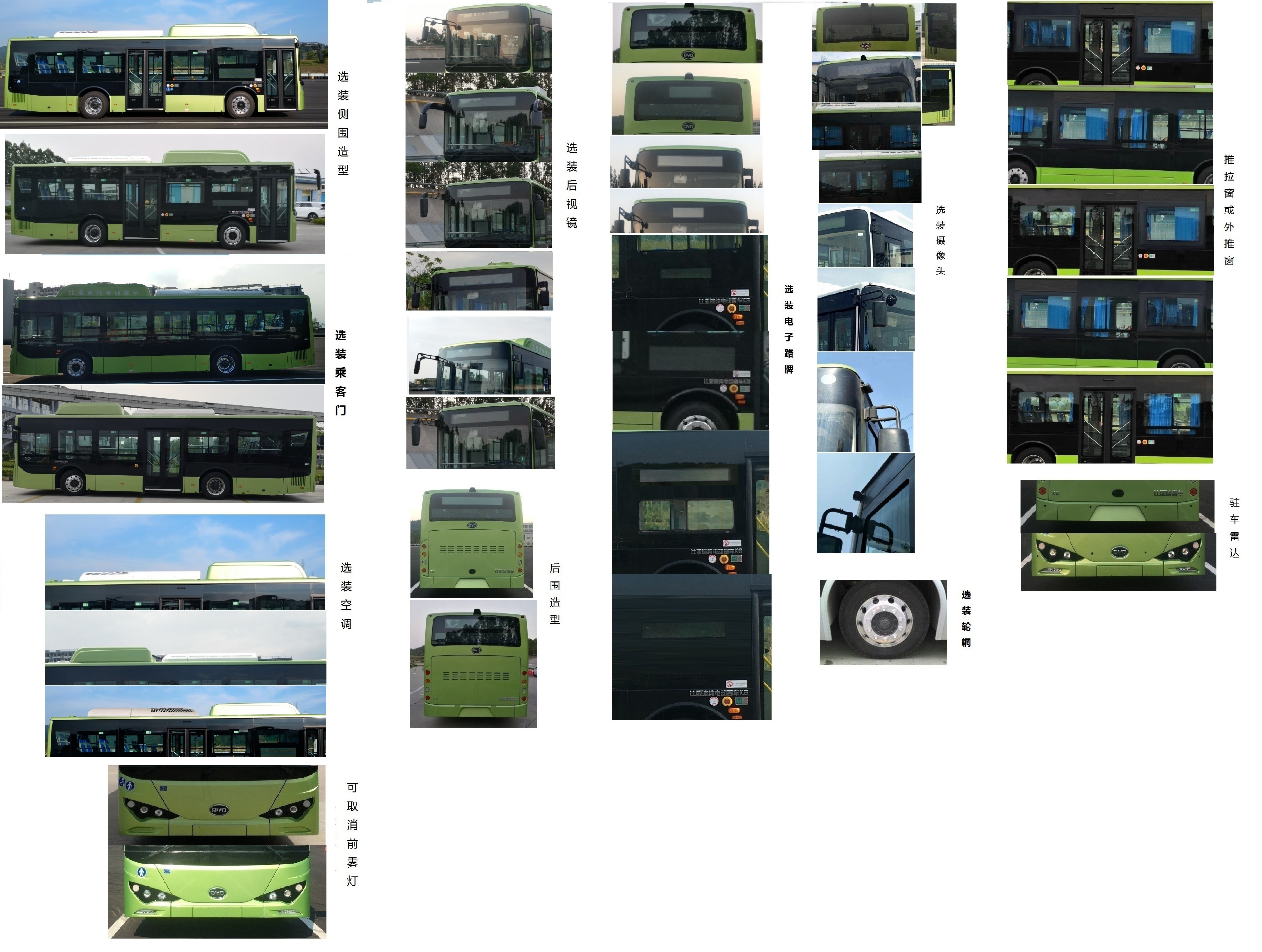 比亚迪牌BYD6101LGEV11纯电动低入口城市客车公告图片