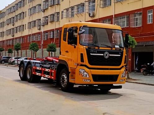 程力威牌CLW5250ZXXD6车厢可卸式垃圾车公告图片