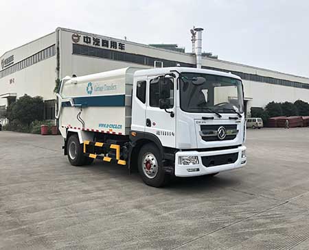 中汽牌ZQZ5180ZDJDB6压缩式对接垃圾车公告图片