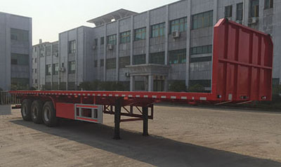 赣安牌13米34吨3轴平板运输半挂车(BGA9400TPB)