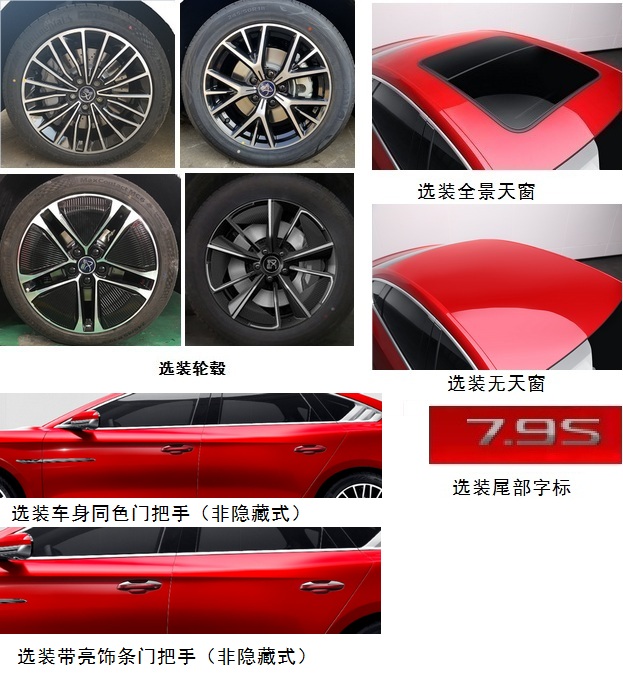 比亚迪牌BYD7009BEV2纯电动轿车公告图片
