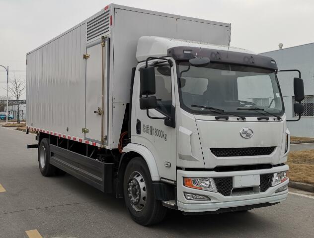 躍進(jìn)牌SH5187XXYZQFCEVWZ燃料電池廂式運(yùn)輸車公告圖片