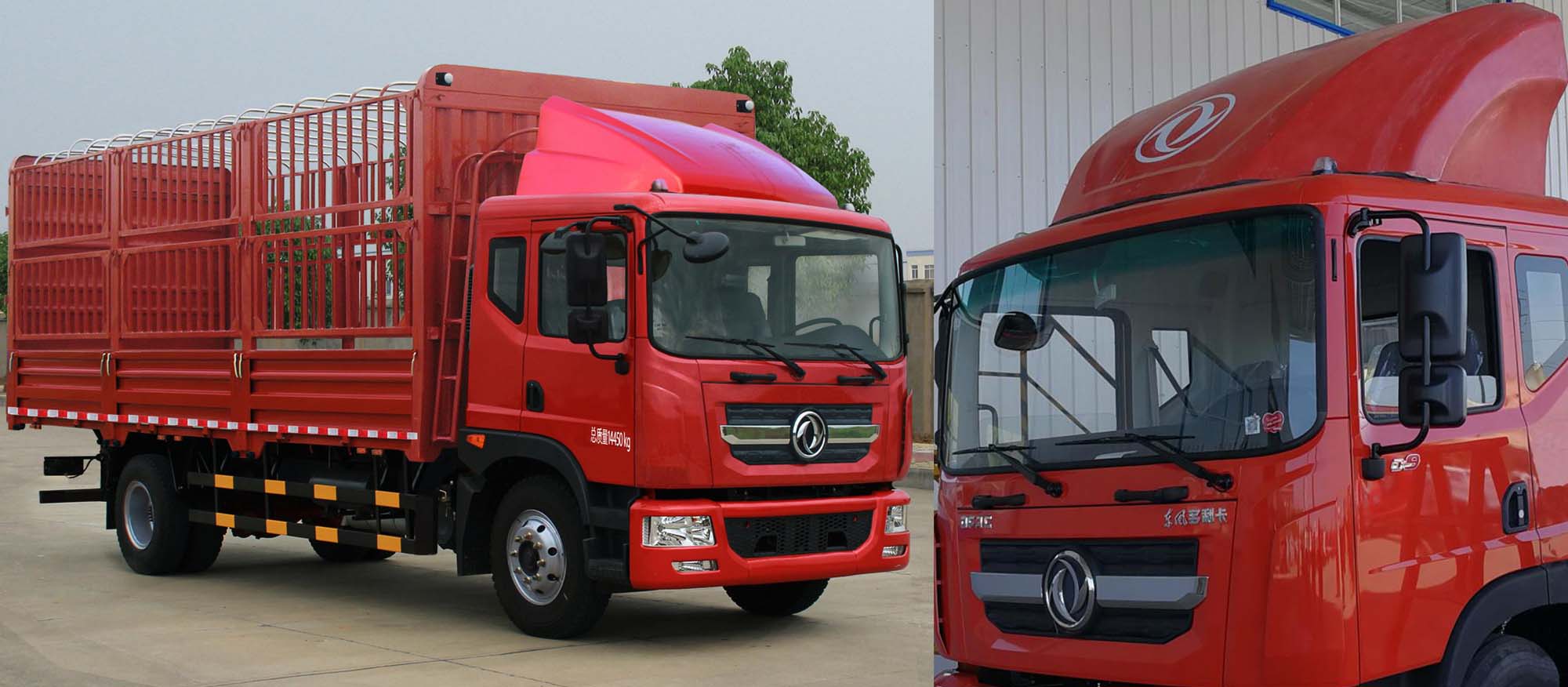 東風(fēng)牌EQ5142CCYL9BDGAC倉柵式運(yùn)輸車公告圖片