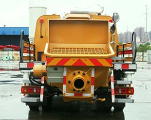 三一牌SY5128THBE车载式混凝土泵车公告图片