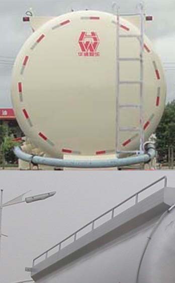 華威馳樂牌SGZ5250GFLZZ5J5低密度粉粒物料運(yùn)輸車公告圖片