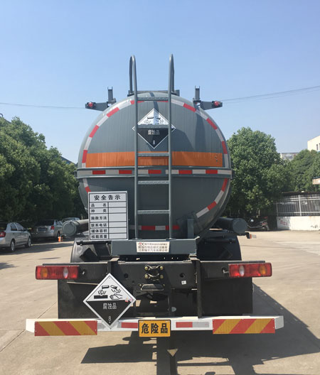 锡宇牌WXQ5255GFWE5腐蚀性物品罐式运输车公告图片