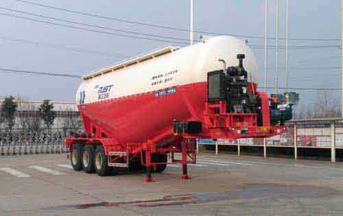瑞江牌10.9米31.9吨3轴低密度粉粒物料运输半挂车(WL9409GFLG)