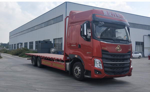 迅馳牌PXC5250TPB平板運(yùn)輸車公告圖片