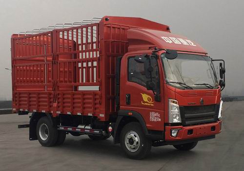 豪沃牌ZZ5047CCYG3315F143倉(cāng)柵式運(yùn)輸車公告圖片