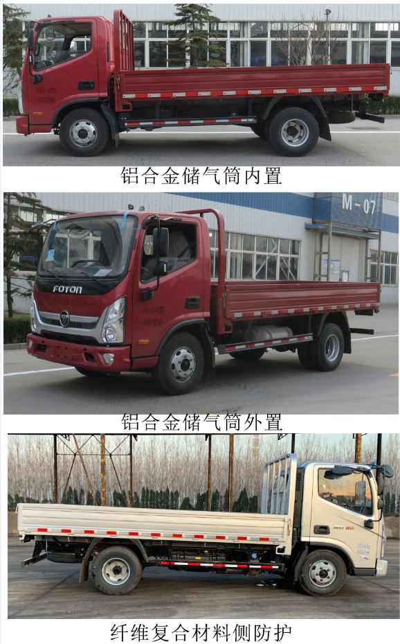 福田牌BJ1048V8JDA-AB2载货汽车公告图片