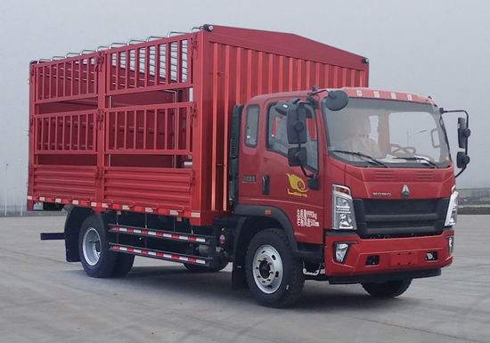 豪沃牌ZZ5107CCYH4215F1仓栅式运输车公告图片