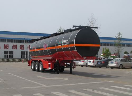 盛润牌SKW9400GRYT易燃液体罐式运输半挂车图片