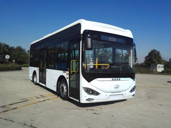 海格牌8.5米14-26座纯电动低入口城市客车(KLQ6856GAEVN2)