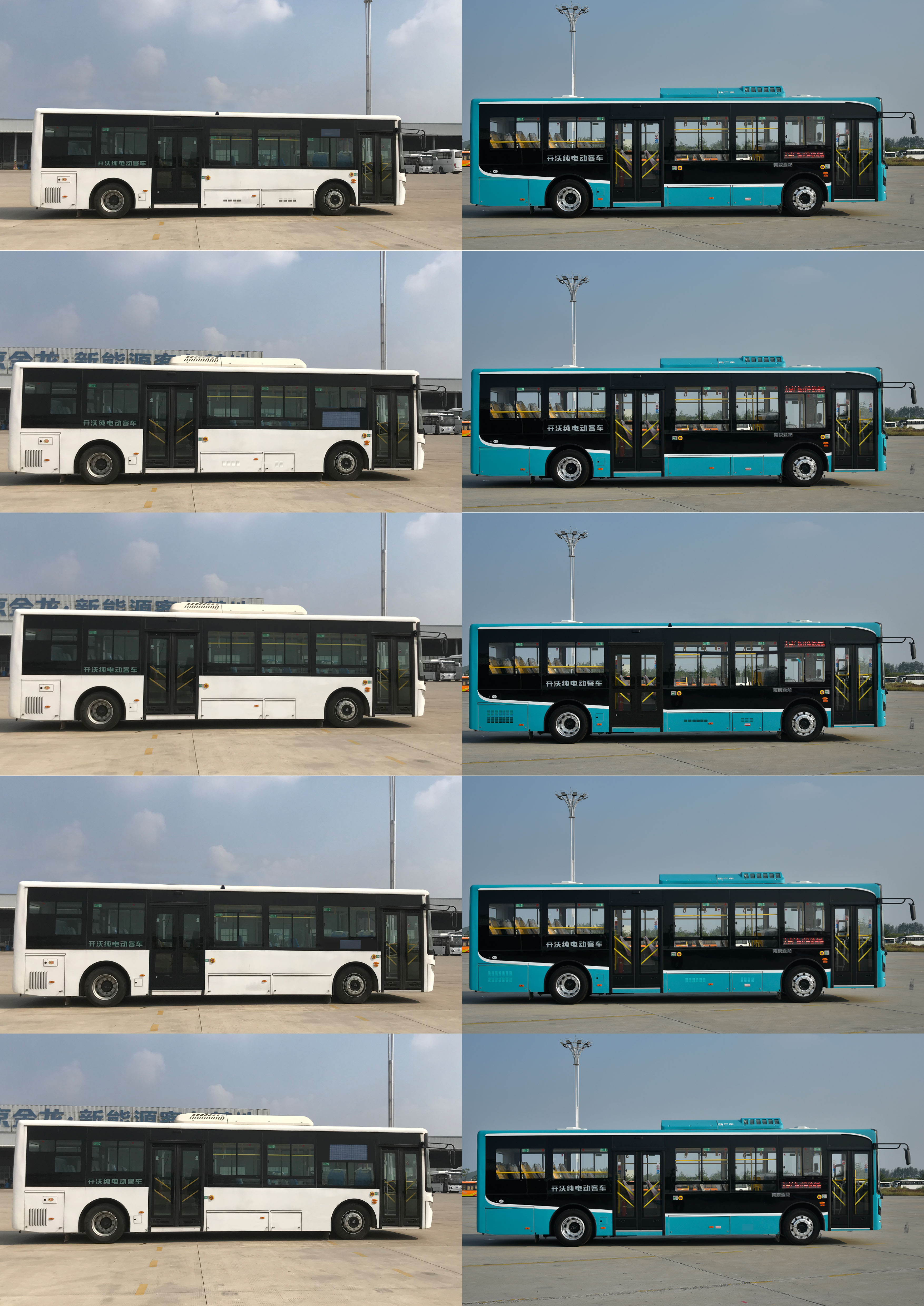 开沃牌NJL6100EV16纯电动城市客车公告图片