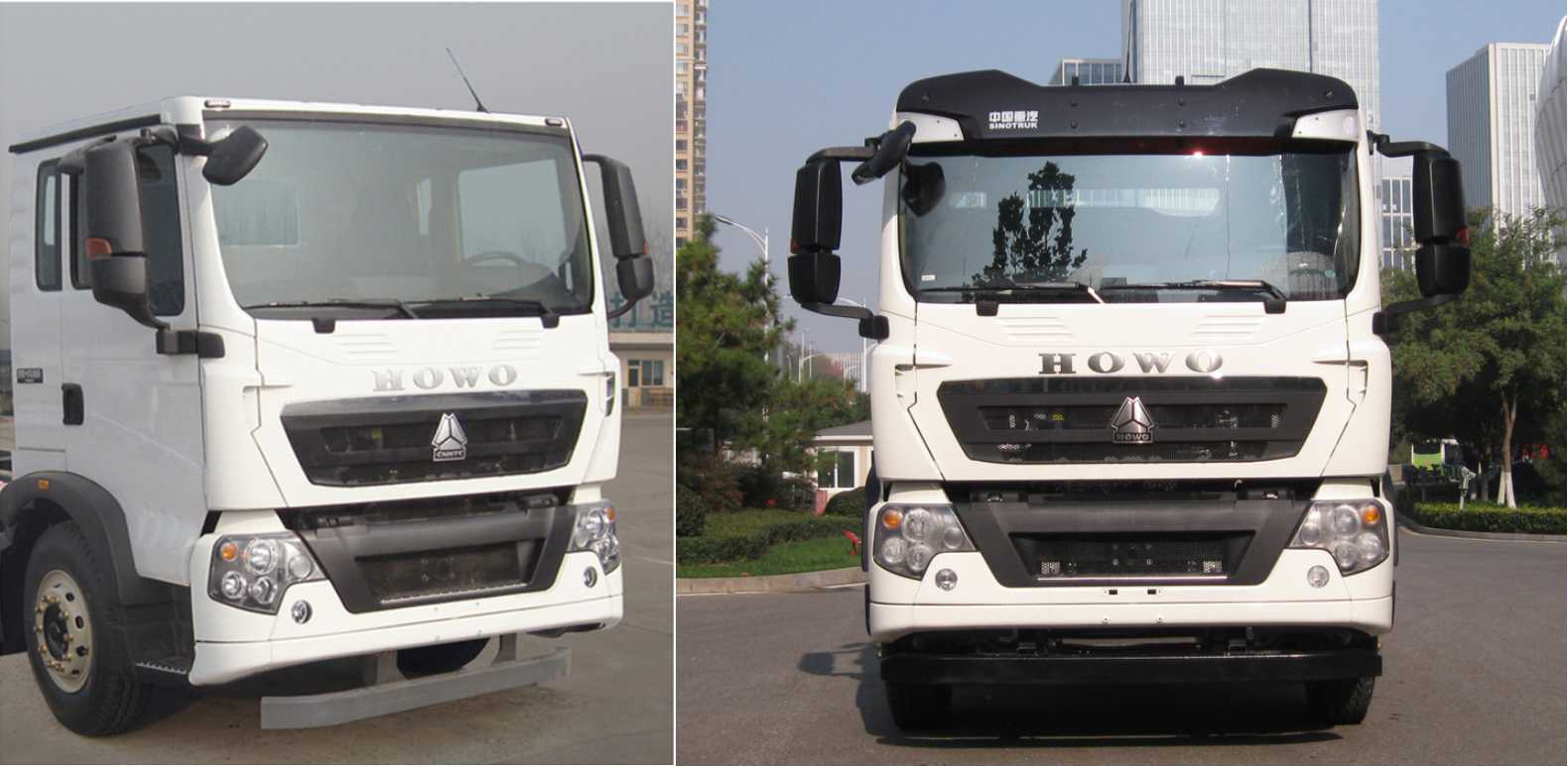 重特牌QYZ5310ZXX6車廂可卸式垃圾車公告圖片